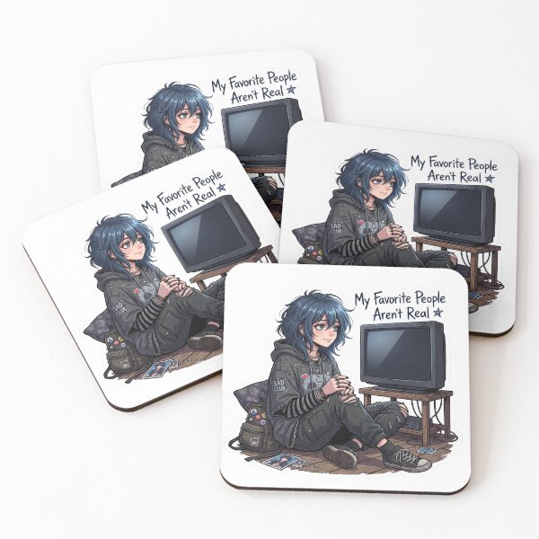 Item preview, My favorite people aren't real designed and sold by Only Words.