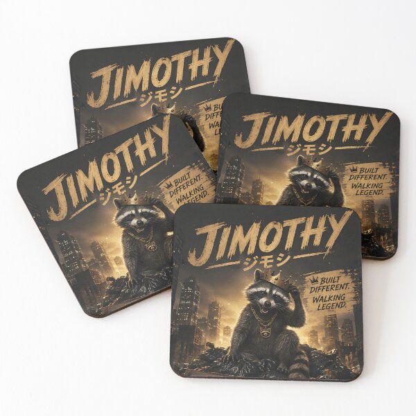 Item preview, Jimothy Trash King Raccoon Crown Poster designed and sold by Jaideep Walia.