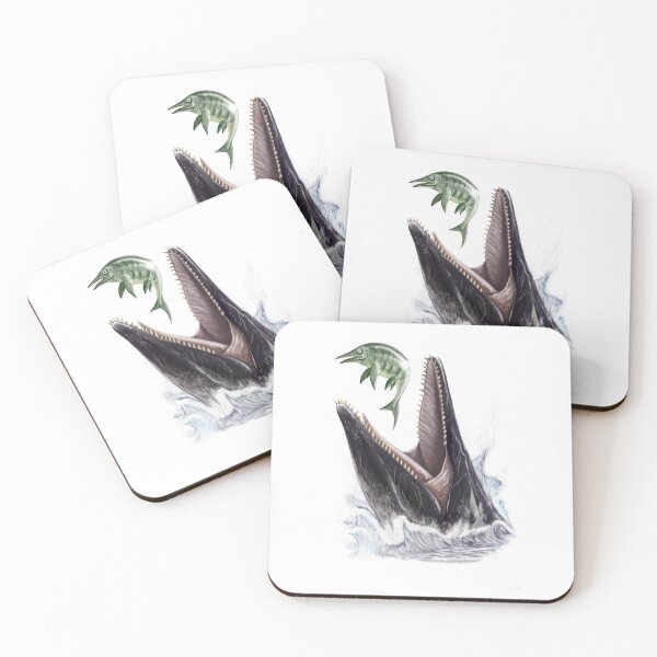 Item preview, Sachicasaur catching Ichthyosaurus (Whiteout art) designed and sold by Samueru.paleoart.