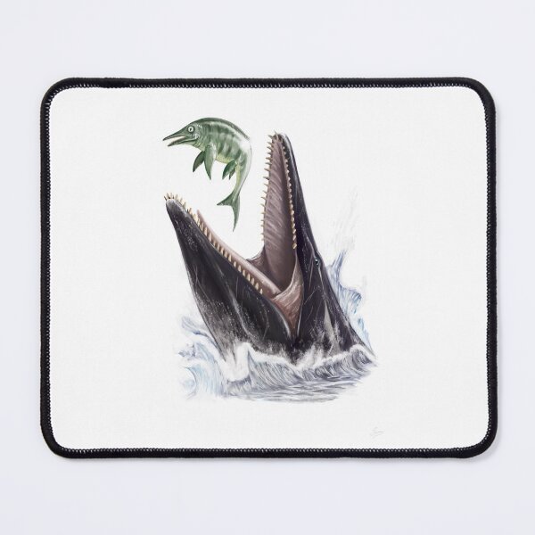 Item preview, Sachicasaur catching Ichthyosaurus (Whiteout art) designed and sold by Samueru.paleoart.