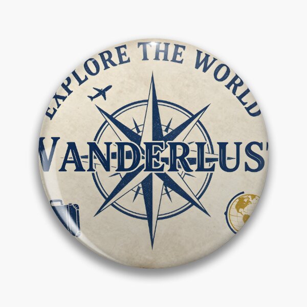 Item preview, Explore the World Wanderlust Vintage Compass Map Travel Adventure Sticker designed and sold by FestivityFinds.