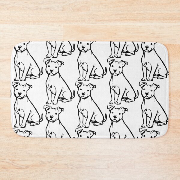 Item preview, Pit Bull Puppy with Heart Marking designed and sold by pixiedustpaint.