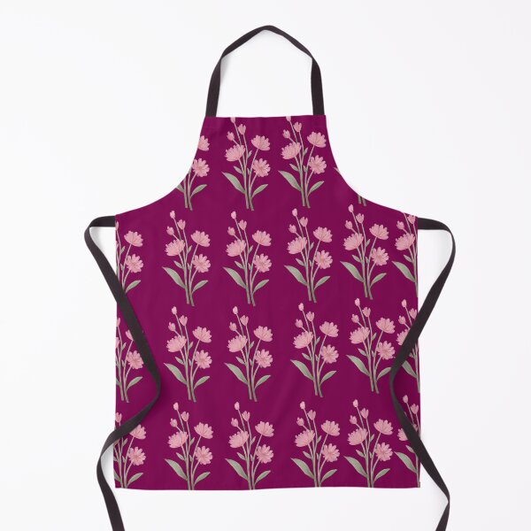 Item preview, Pink Floral Pattern on Magenta | Moody Botanical Art designed and sold by Jyoti-Quotes.