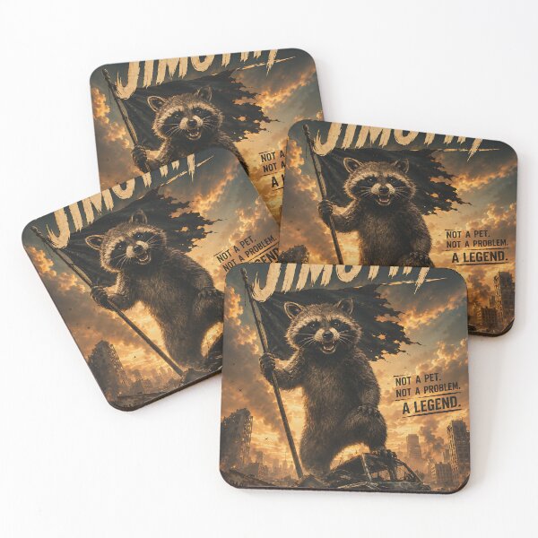 Item preview, Jimothy Raccoon Rebel Legend Poster designed and sold by Jaideep Walia.