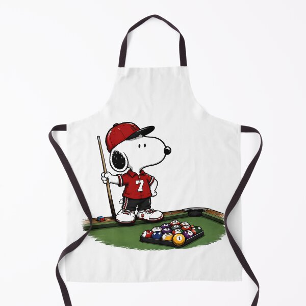 Item preview, Cute Snoopy Playing Pool | Funny Billiards Fan Art designed and sold by artizallart.