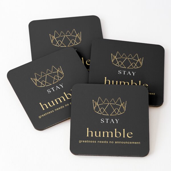 Item preview, Stay Humble Motivational Crown Quote designed and sold by Hayir Design.