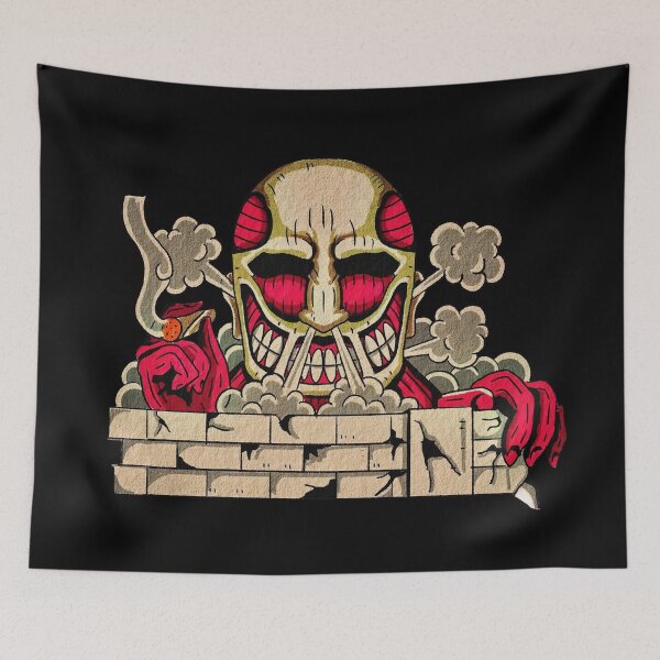 Item preview, Colossal Titan Over Wall designed and sold by PRINTATSTUDIO.
