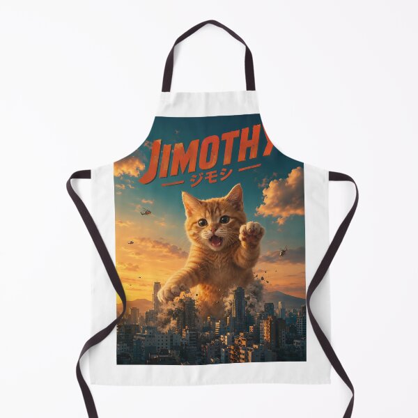 Item preview, Jimothy Giant Kitten Kaiju Movie Poster designed and sold by Jaideep Walia.