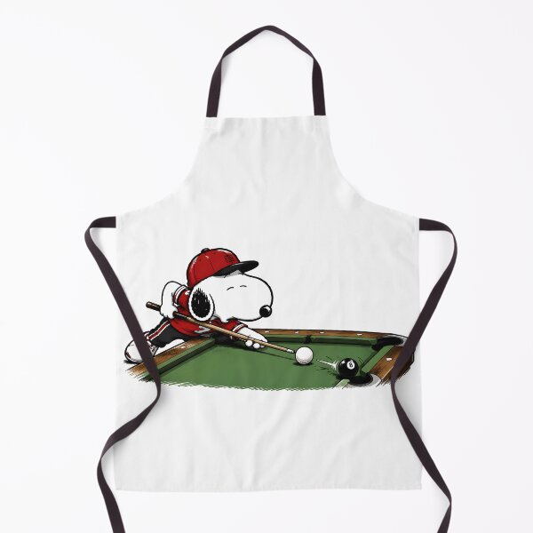 Item preview, Snoopy Playing Pool Shot | Funny Billiards Fan Art designed and sold by artizallart.
