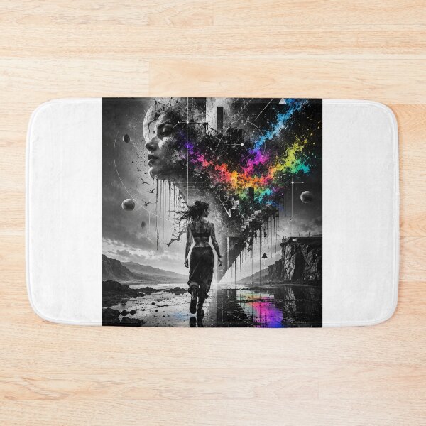 Item preview, Fragments of Awakening - Surreal Double Exposure Art designed and sold by Personiq Kaleido.
