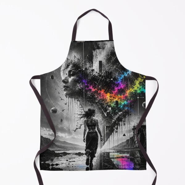 Item preview, Fragments of Awakening - Surreal Double Exposure Art designed and sold by Personiq Kaleido.