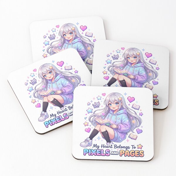 Item preview, My heart belongs to pixels and pages designed and sold by Only Words.