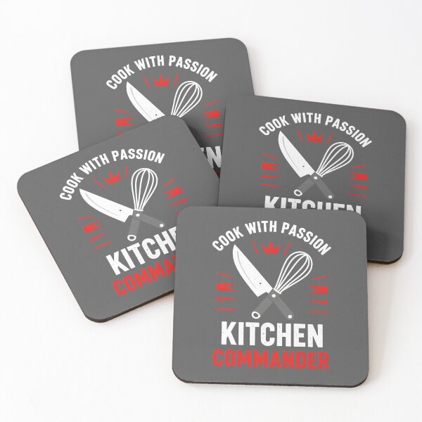 Item preview, Cook With Passion Kitchen Commander – Vintage Chef Cooking T-Shirt designed and sold by FestivityFinds.