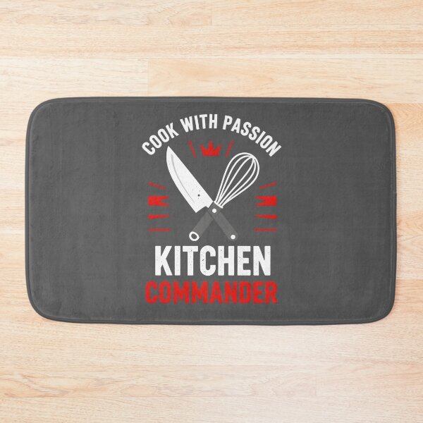 Item preview, Cook With Passion Kitchen Commander – Vintage Chef Cooking T-Shirt designed and sold by FestivityFinds.