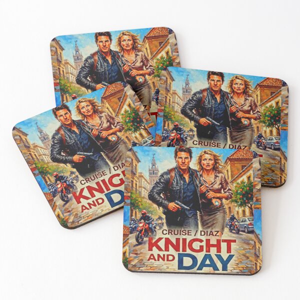 Item preview, Knight and Day Action Comedy Fine Art Tribute designed and sold by Art's Diner.