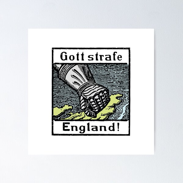 Item preview, Gott strafe England! - God punish England! >_ designed and sold by monk555.