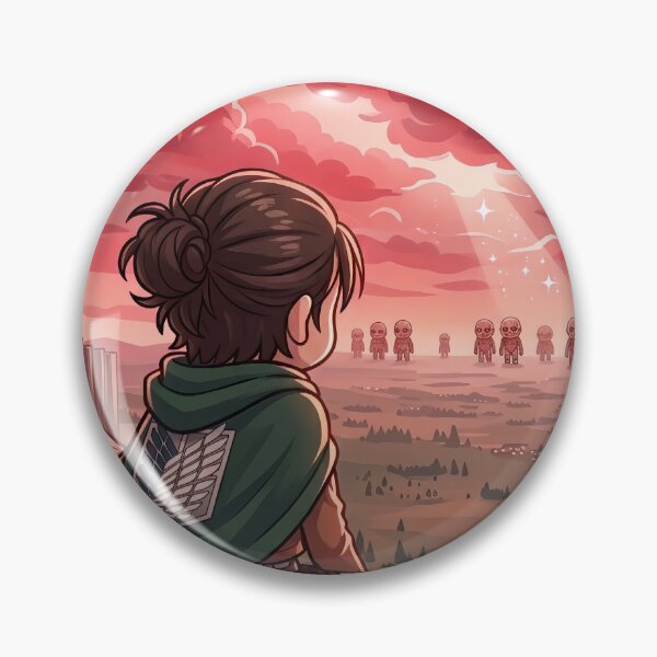 Item preview, Chibi Scout Watching the Rumbling Sky designed and sold by PRINTATSTUDIO.