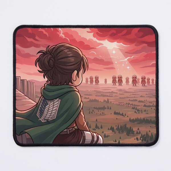 Item preview, Chibi Scout Watching the Rumbling Sky designed and sold by PRINTATSTUDIO.