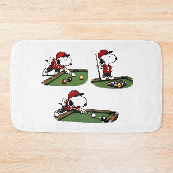 Item preview, Cute Snoopy Pool Action | Peanuts Billiards Fan Art designed and sold by artizallart.