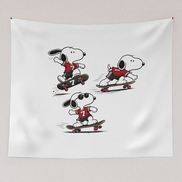 Item preview, Cute Snoopy Skateboarding Collection | Funny Beagle Skater Fan Art designed and sold by artizallart.