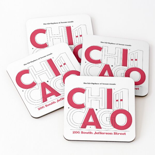 Item preview, Chicago House Music Birthplace Retro Typography Design designed and sold by TipTop GFX.