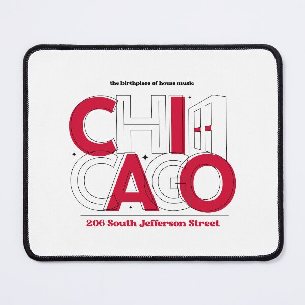 Item preview, Chicago House Music Birthplace Retro Typography Design designed and sold by TipTop GFX.