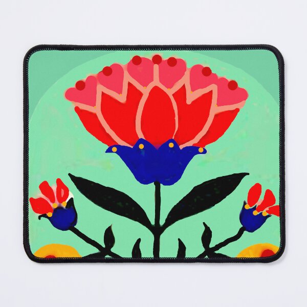 Item preview, Folk Art Flower designed and sold by ViaARTfactory.
