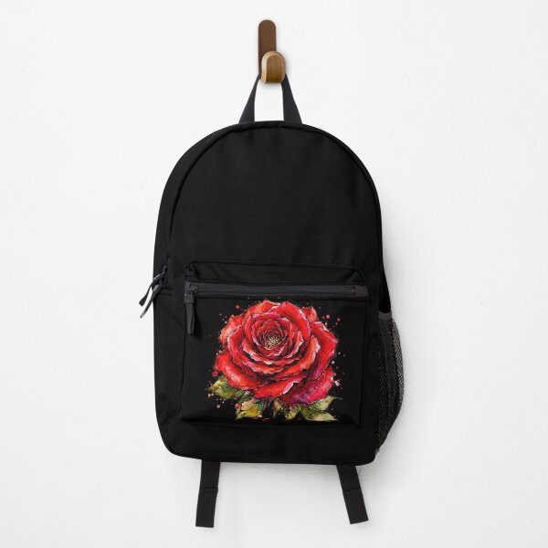 Item preview, Red Rose Watercolor Art – Elegant Botanical Floral Illustration designed and sold by ColorSplash123.