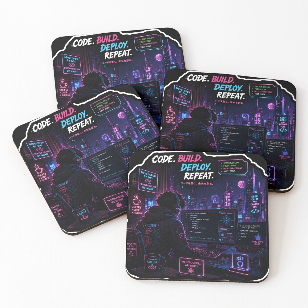 Item preview, Coasters (Set of 4) designed and sold by Kushwaha18.