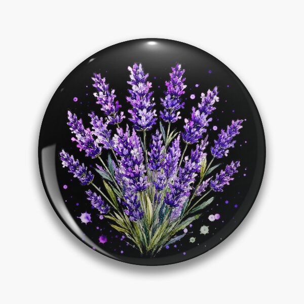 Item preview, Purple Lavender Watercolor Art – Elegant Botanical Floral Illustration designed and sold by ColorSplash123.