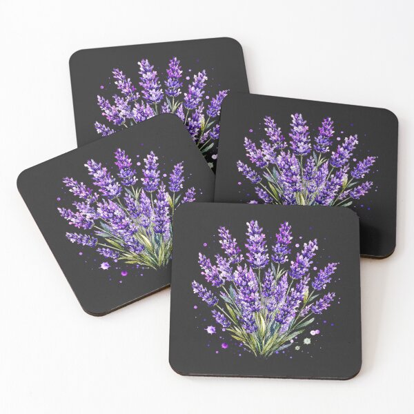 Item preview, Purple Lavender Watercolor Art – Elegant Botanical Floral Illustration designed and sold by ColorSplash123.