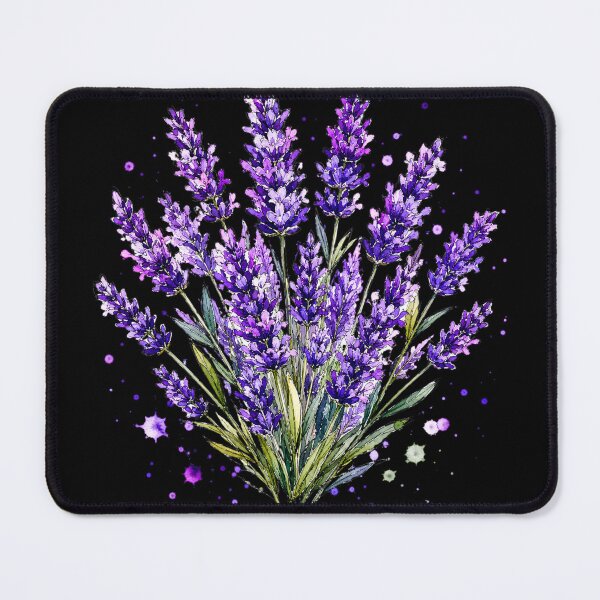 Item preview, Purple Lavender Watercolor Art – Elegant Botanical Floral Illustration designed and sold by ColorSplash123.