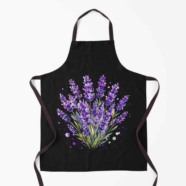 Item preview, Purple Lavender Watercolor Art – Elegant Botanical Floral Illustration designed and sold by ColorSplash123.