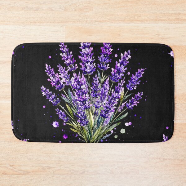 Item preview, Purple Lavender Watercolor Art – Elegant Botanical Floral Illustration designed and sold by ColorSplash123.