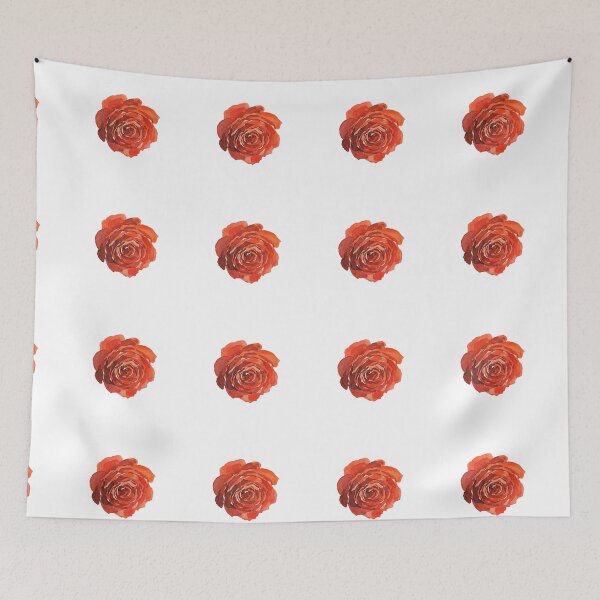 Item preview, Warm Terracotta Watercolor Rose Bloom Illustration designed and sold by wissal.studio.