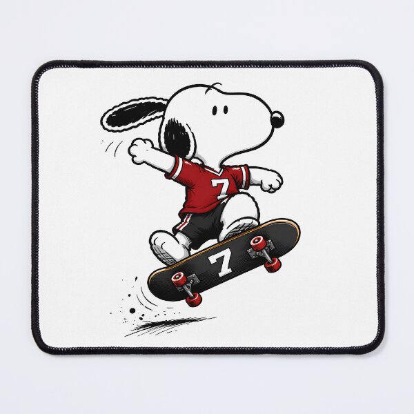 Item preview, Snoopy Catching Air | Cute Skateboarding Fan Art designed and sold by artizallart.