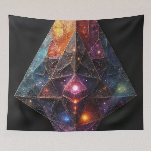 Item preview, Cosmic crystal containing universes designed and sold by Mianku | Für das Leben.
