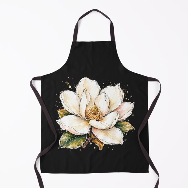 Item preview, White Magnolia Watercolor Art – Elegant Botanical Floral Illustration designed and sold by ColorSplash123.