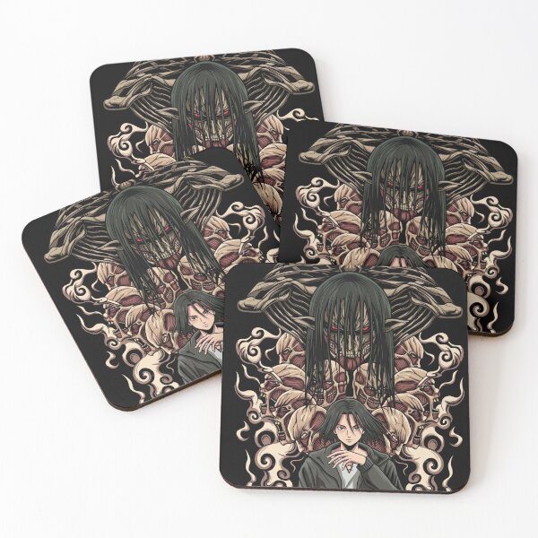 Item preview, Eren and the Founding Titan Army designed and sold by PRINTATSTUDIO.