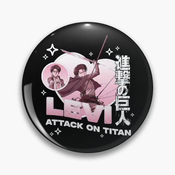 Item preview, Captain Levi Combat Pose with Heart designed and sold by PRINTATSTUDIO.