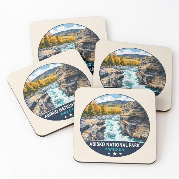 Item preview, Abisko National Park Sweden Northern Lights Mountain Landscape designed and sold by Gideon Emmerich.