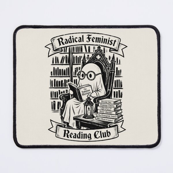 Item preview, Radical Feminist Reading Club - Feminist Ghost Halloween designed and sold by Riot-And-Hope.