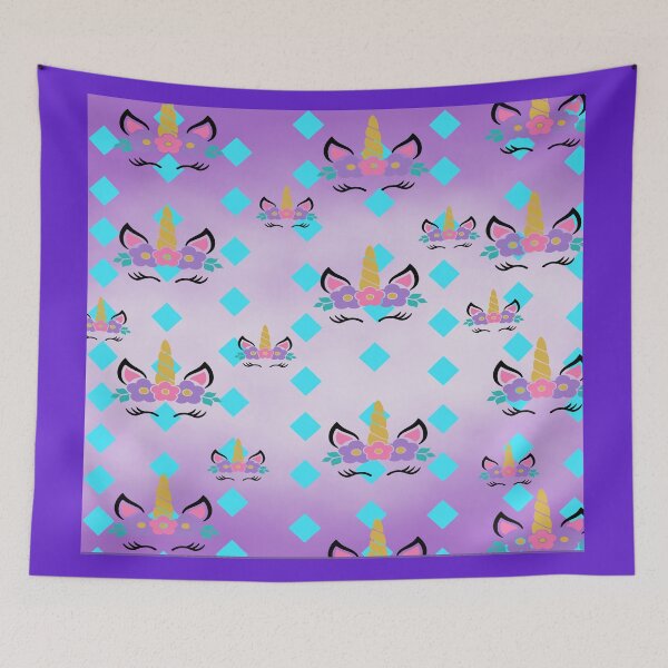Artikelvorschau, Diamonds Unicorns n White Clouds Remastered entworfen und verkauft von MariahDaGoatedPrincess.