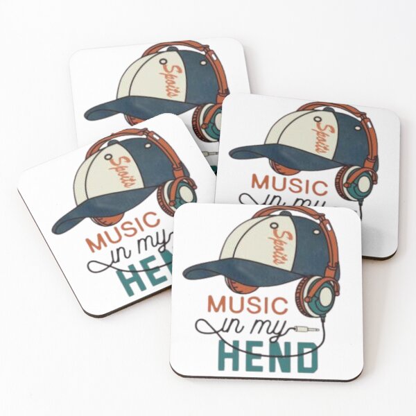 Item preview, Music in My Head | Headphones Music Lover Typography Design designed and sold by RajDeals.