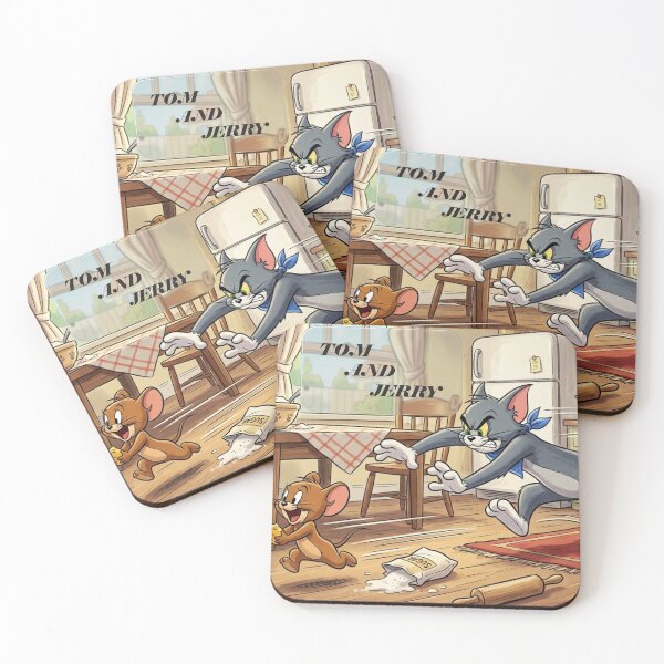 Item preview, Funny Retro Cat vs Mouse Kitchen Chase Art designed and sold by ar0001.