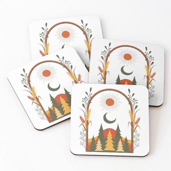 Item preview, Boho Celestial Forest Arch Illustration designed and sold by Dzblack.