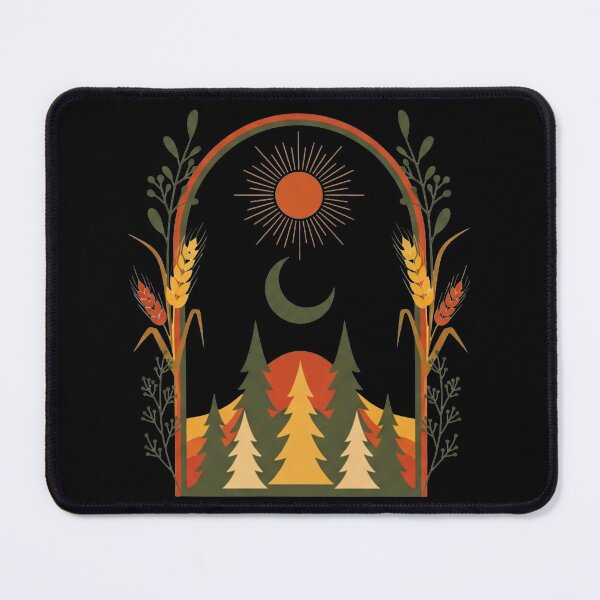 Item preview, Boho Celestial Forest Arch Illustration designed and sold by Dzblack.