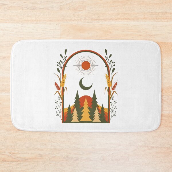 Item preview, Boho Celestial Forest Arch Illustration designed and sold by Dzblack.