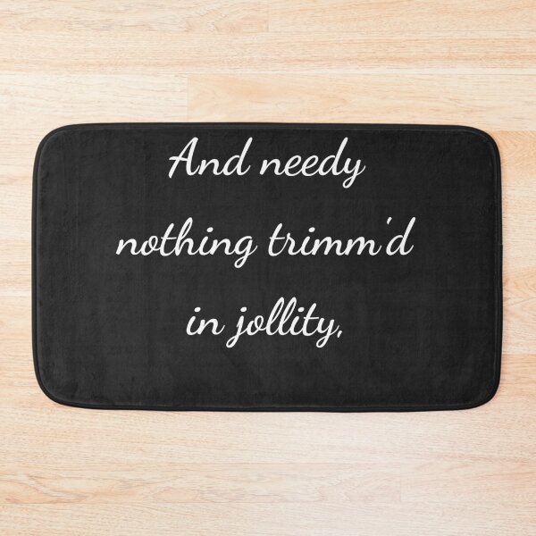 Item preview, “And needy nothing trimm'd in jollity,” - handwriting white designed and sold by ariksworld.