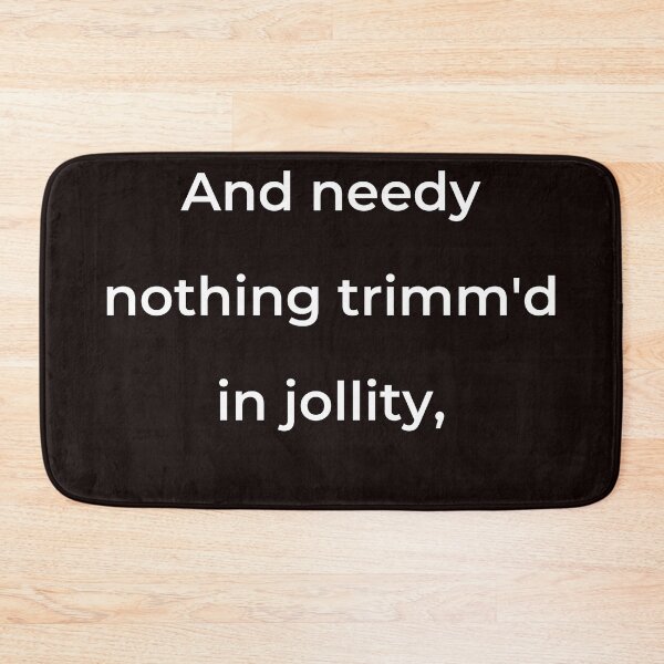 Item preview, “And needy nothing trimm'd in jollity,” - print white designed and sold by ariksworld.